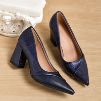 Chaussures habillées à bout pointu Xuanhui tendance mode été, escarpins de bureau pour femmes à talon haut de 7 cm pour affaires et soirées