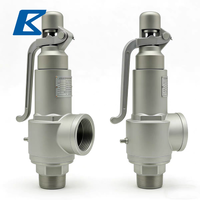 Vanne de sécurité filetée en acier inoxydable SS304 SS316 NPT BSP, vanne de décharge de pression pour l'eau, l'huile, le gaz, l'air