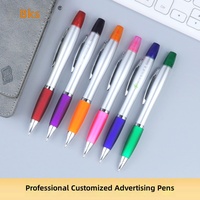 Stylo surligneur à double pointe en plastique en forme de gourde BKS avec impression UV couleur et impression de logo disponibles