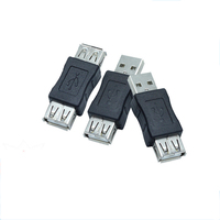 Adaptateur de connecteur USB 2.0 Type A mâle-femelle pour ordinateur portable et téléphone portable - Extension de transfert de données en alliage d'aluminium