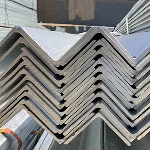 EN10056 Hot Dipped Galvanized Steel Angle Bar Price Q235 Q195 Q345 S355JR Hot Rolled Iron Angle Size 100x100x5