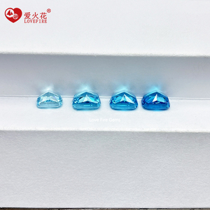 4K excelente corte alargado-Forma de cojín piedra preciosa suelta precio al por mayor L/<span class=keywords><strong>M</strong></span>/D Color azul corte de hielo triturado CZ piedra Zirconia cúbica - Product Image 5