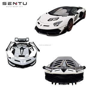 Kit aérodynamique en carbone sec pour Lamborghini Aventador LP700/LP720/LP750 SVJ - Pare-chocs avant/arrière, jupes latérales, aileron arrière - Product Image 1
