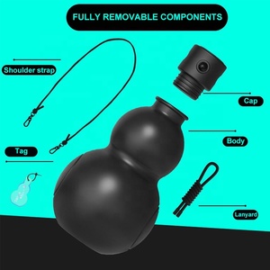 Draagbare Verdikte Tritan Kalebas Waterfles Sport Vaatwasser Veilig Infuser Gecoate Sport Black Myth Cup - Product Image 3