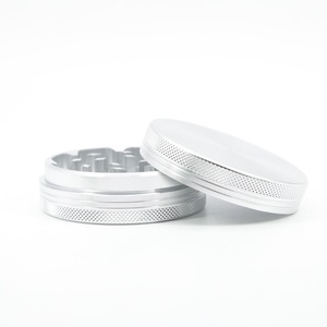 Aluminum Alloy 2-Piece <b>Herb</b> <b>Grinder</b> 63mm Round Simple Style Metal Grinding Tool for Dry <b>Herb</b> - Product Image 6