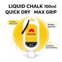 Personnalisation, tenue plus forte, antidérapant, 250 ml de carbonate de magnésium, respectueux de la peau, craie liquide pour la gym, pour les sports, l'escalade