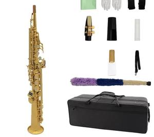 Tubo dritto in ottone per sassofono <span class=keywords><strong>soprano</strong></span>, strumento a fiato professionale per performance - Product Image 1