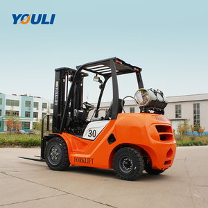 Youli профессиональный, оптовая продажа, 1 тонна 2 тонна 2,5 тонна 3 тонный вилочный погрузчик, газовый бензиновый вилочный погрузчик - Product Image 4
