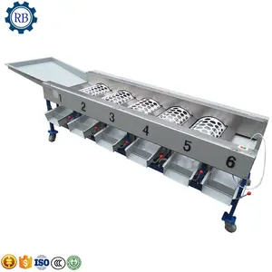 Orange/Lemon/Chufa/Potato/Tomato Grading Sorting Machine Fruits Grader Vegetable Sorter Machine