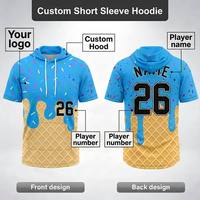 Sweat-shirts à manches courtes personnalisés pour le baseball, assortis pour la famille (papa, fils), maillots de baseball sublimés pour jeunes et hommes, vente en gros