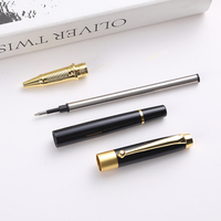 Stylo rouleau élégant en métal de luxe personnalisé logo qualité cadeau signature commerciale pour la conception publicitaire stylo élégant promotionnel