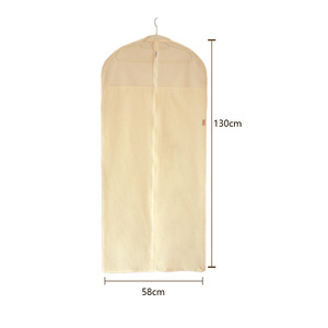 Sacs à <span class=keywords><strong>vêtements</strong></span> en coton et lin avec logo personnalisé Sac à poussière suspendu <span class=keywords><strong>pour</strong></span> le rangement des <span class=keywords><strong>vêtements</strong></span> Housses <span class=keywords><strong>de</strong></span> costume personnalisées protectrices - Product Image 6