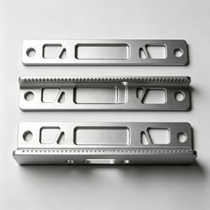 Custom CNC Machined Aluminum <b>Angle</b> <b>Bracket</b> Metal Mount Hollow Lightening Cutouts Industrial Equipment Installation Milling - Product Image 1