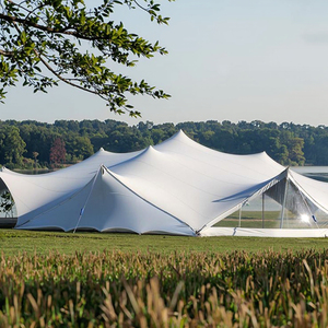 Carpa Extensible para Exteriores de 15x10m, Resistente a los Rayos UV e Impermeable, con Cubierta de Poliéster y Estructura de Aluminio - Product Image 2