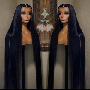 360 HD Trong Suốt Ren phía trước Tóc Giả Nhà cung cấp Brazil tóc giả tóc con người 360 đầy đủ ren glueless HD ren phía trước tóc giả cho phụ nữ da đen - Product Image 2