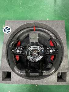 <span class=keywords><strong>Volant</strong></span> en fibre de carbone Dragonfly amélioré, adapté aux Mercedes Benz <span class=keywords><strong>AMG</strong></span> W204 W205 <span class=keywords><strong>A45</strong></span> E400 - Product Image 6