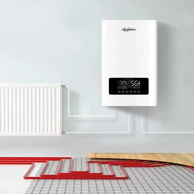 with built in Grundfos water pump electric boiler for central heating for home electric central heating boiler
