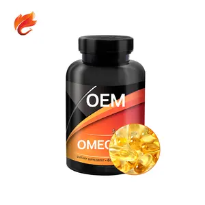 Baby dha omega 3 bulk softgel capsules support OEM Private Label customized Fish Oil Softgels take 2 capsules once a day