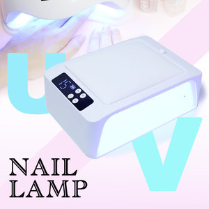 60W Cordless UV LED Nail Lamp Rechargeable Fast Curing Gel <b>Polish</b> Dryer with Accessories Portable for Nail Salon Home Manicure - Product Image 1