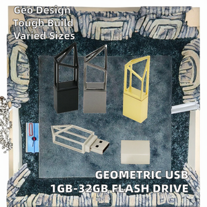 Unidad <span class=keywords><strong>Flash</strong></span> USB de Metal geométrico de alta calidad 2,0-3,0 Memory Stick 1GB-32GB de capacidad Nuevo stock Regalo de boda perfecto Disco USB - Product Image 2