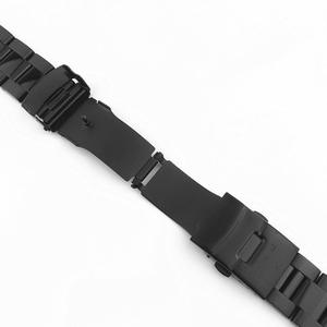 <span class=keywords><strong>Bracelet</strong></span> de montre en acier inoxydable massif 20mm 22mm 24mm PVD noir <span class=keywords><strong>Bracelet</strong></span> en métal pour hommes avec <span class=keywords><strong>boucle</strong></span> déployante pour montre de plongée - Product Image 6