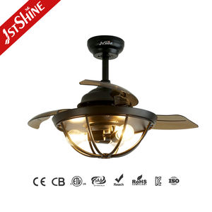 Ventilateur de plafond invisible 1stshine 36 pouces, pales en PC dissimulées, gain de place, ventilateur de plafond rétractable avec lumière - Product Image 1