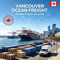 Agent maritime Chine-Canada LCL FCL : Service complet avec livraison à domicile par coursier (DDU, DDP)