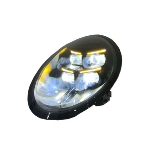 Faro a LED Matrix SJC Auto per <span class=keywords><strong>Porsche</strong></span> 991.1 991.2 911 (2013-2018) Bicolore Giallo e Bianco, Nuovo Stile 2025, Versione Nera 911 - Product Image 4
