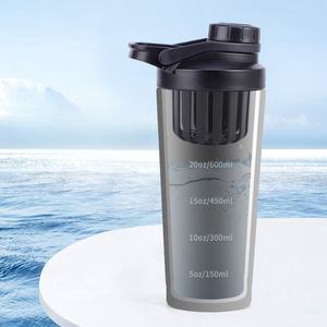 Nouvelle conception <span class=keywords><strong>Emerit</strong></span> 2026 – Bouteilles shaker isothermes en acier inoxydable 18/8 de qualité alimentaire, 600 ml et 750 ml, pour la salle de sport et les protéines - Product Image 5