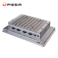 Pantalla táctil capacitiva IPC integrada de 10,1 pulgadas y 15,6 pulgadas, Monitor de montaje en pared, computadora Industrial MES HMI, PC de Panel todo en uno