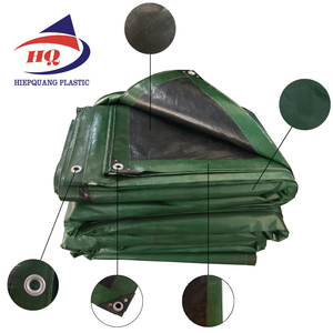 Bâche PE avec revêtement en PVC rouge foncé, 43 GSM, haute durabilité, imperméable, coupe-vent, pare-soleil écologique, anti-UV, ripstop - Product Image 6