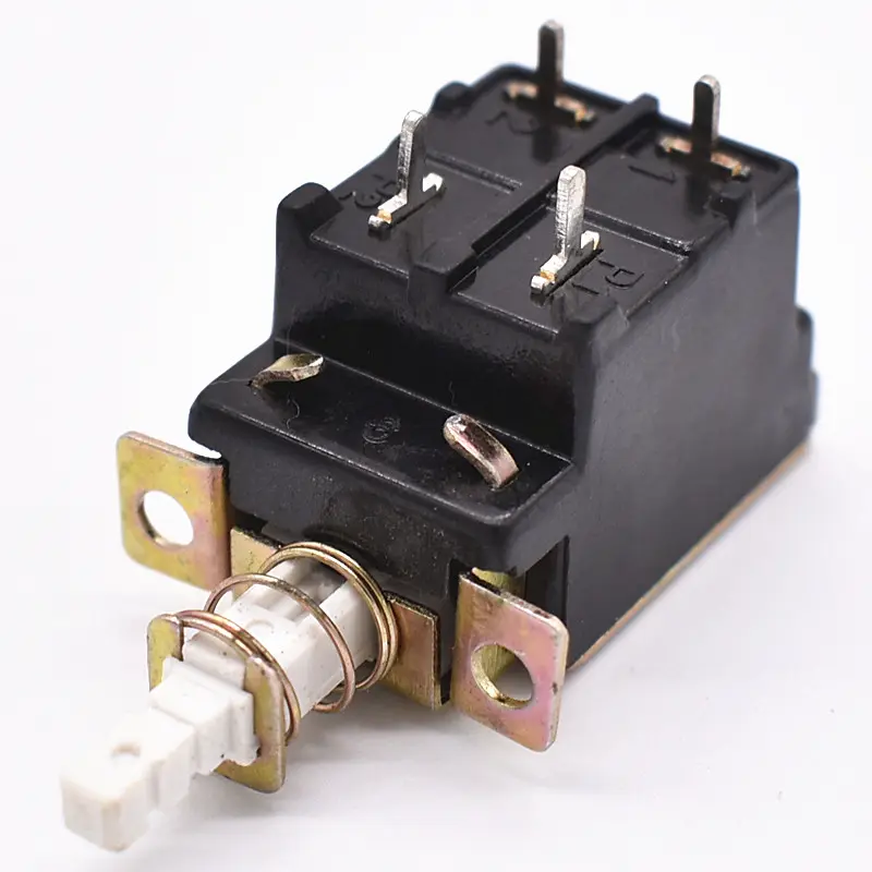 KDC A04 2 High current 4 pin self locking switch Outer spring push button switch