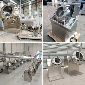 เครื่องเคลือบเมล็ดพืชแบบแท็บเล็ตความเร็วสูง Byc-800 สำหรับเคลือบถั่วลิสง ช็อกโกแลต อัลมอนด์ และน้ำตาล ราคา - Product Image 2