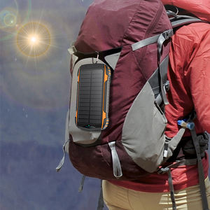 แบตเตอรี่สำรองพลังงานแสงอาทิตย์ 20000mAh กันน้ำ <span class=keywords><strong>ชาร์จ</strong></span>ไร้สายได้ พร้อมไฟฉาย LED สำหรับการตั้งแคมป์และการผจญภัยกลางแจ้ง - Product Image 4