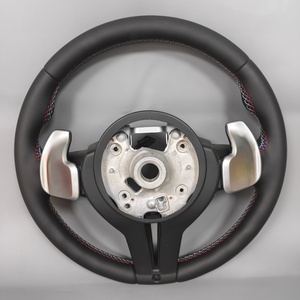 Volante Deportivo de Cuero Negro para <span class=keywords><strong>BMW</strong></span> <span class=keywords><strong>320</strong></span> 525 330i F10 F30 F15 F25 F07 F01 F82 M3 M4 M5 - Product Image 6