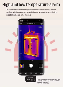 UNI-T UTi256m/UTi260m Endüstriyel Termal Kamera 256x192 Piksel -20~200C Sıcaklık Ölçüm Aralığı 1 Yıl Test Cihazı - Product Image 4