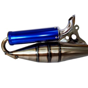 JPmotor Sistema Universale per Moto, Tubo di Scarico per Moto Jog50 da <span class=keywords><strong>50CC</strong></span> - Product Image 5