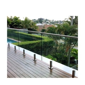 호주 표준 수영장 유리 난간 울타리 강화 유리 난간 난간 - Product Image 5