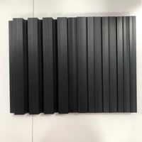 Vente en gros en usine WPC TV revêtement mural bois revêtement alternatif pour extérieur 6 pieds de hauteur pour les chantiers de construction de clôtures de cour