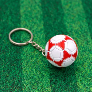 Llavero de Club de Fútbol al por Mayor, Llavero de Goma PVC Suave con Mosquetón, Camiseta de Fútbol Vintage con Serigrafía, a la Moda - Product Image 5