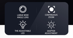 工場価格 RF4 RF7050TV ステレオ三眼顕微鏡 PCB BGA 携帯修理用 144 LEDライト 7-50倍顕微鏡 - Product Image 4