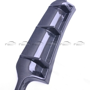 <b>Car</b> Parts a Style Carbon Fiber Fin Spoiler <b>Diffuser</b> Rear Bumper Lip for Mercedes Benz SL R230 2003-2008 - Product Image 2