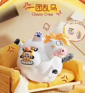 ฟิกเกอร์ PVC ขายดี ไม่ใช่เสืออ้วน ซีรีส์ ร่ำรวยทันที กล่องสุ่ม ของเล่นสะสมการ์ตูนน่ารักสำหรับเด็กผู้ชาย - Product Image 3