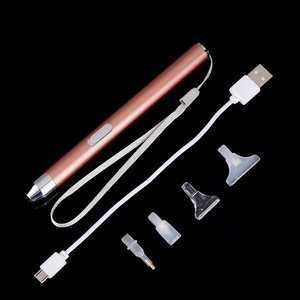 Stylo de broderie diamantée à <span class=keywords><strong>LED</strong></span>, nouveau stylo de pointage lumineux <span class=keywords><strong>rechargeable</strong></span> par USB pour la peinture diamantée 5D, outils de bricolage - Product Image 5
