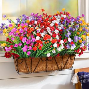 Vente en gros de <span class=keywords><strong>feuilles</strong></span> d'eucalyptus artificielles réalistes, fleurs, buis, arbustes, plantes artificielles en plastique pour la décoration intérieure et extérieure, Thanksgiving - Product Image 6