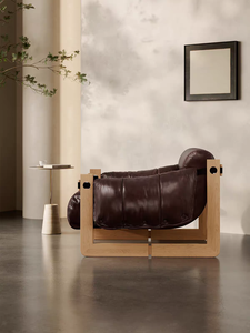 Fauteuil inclinable de style mi-siècle, rustique, en bois massif, de style médiéval, pour la maison, pour le salon ou le balcon, design décontracté - Product Image 2