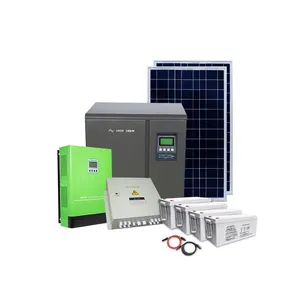 Các nhà sản xuất thúc đẩy chất lượng cao duy nhất Pin điện 6KW năng lượng mặt trời Inverter 6KVA pin năng lượng mặt trời điện Micro biến tần hệ thống