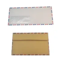 SUNSHINE-sobre blanco con letras C5, C6, C7, venta al por mayor, de papel kraft marrón natural, listo para enviar, personalizado