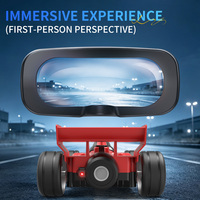 Auto de Carreras RC 2.4G con Cámara HD FPV, Vista en Primera Persona VR, Control Remoto, Auto de Carreras F1, Juguete Recargable para Niños, Regalo