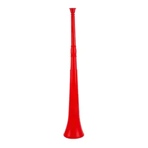 Vuvuzela ฮอร์นทรงเชียร์แฟนบอลพลาสติกโลโก้ออกแบบได้ตามต้องการ